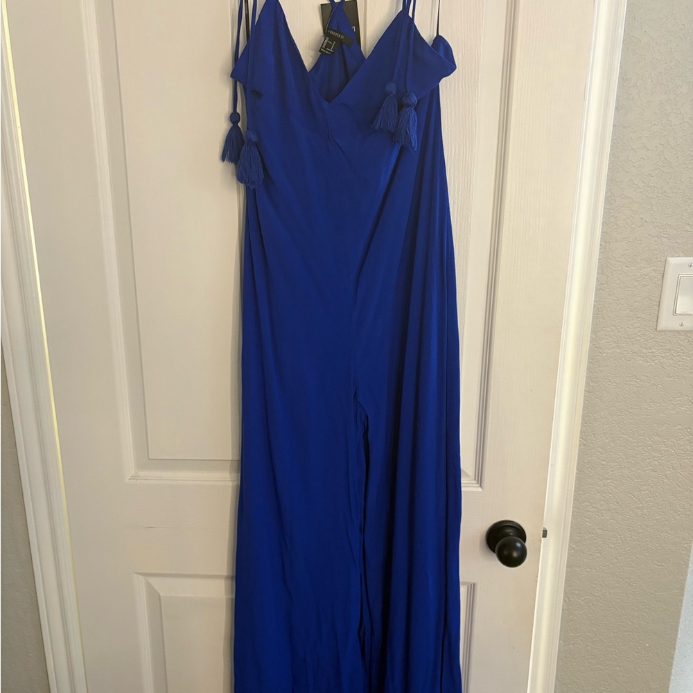 Forever 21 Royal Blue Dress with Tassels